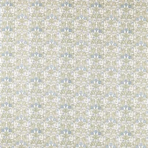 blue botanical printed fabric from William Morris & Co