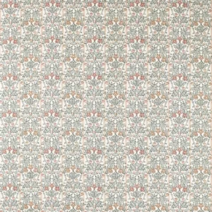 green botanical printed fabric from William Morris & Co