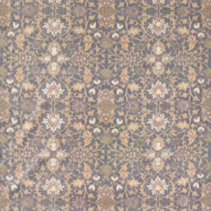 blue botanical woven fabric from William Morris & Co