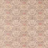 black-grey botanical woven fabric from William Morris & Co