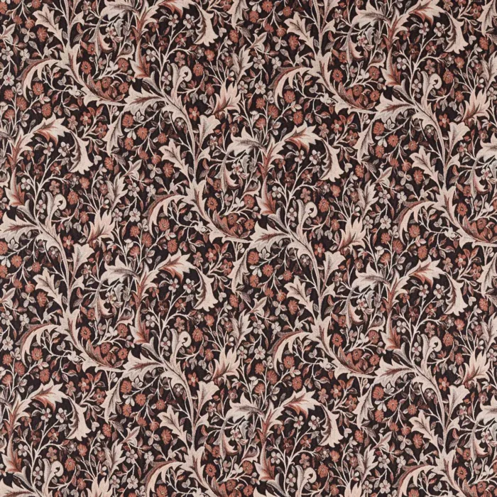 Clover & Vine Weave Fabric - Russet swatch