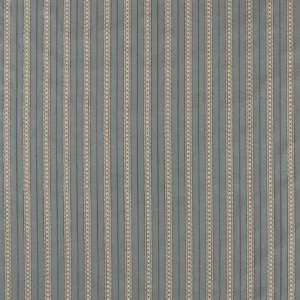 blue striped woven fabric from William Morris & Co