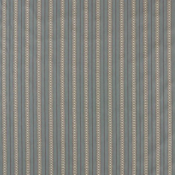 blue striped woven fabric from William Morris & Co