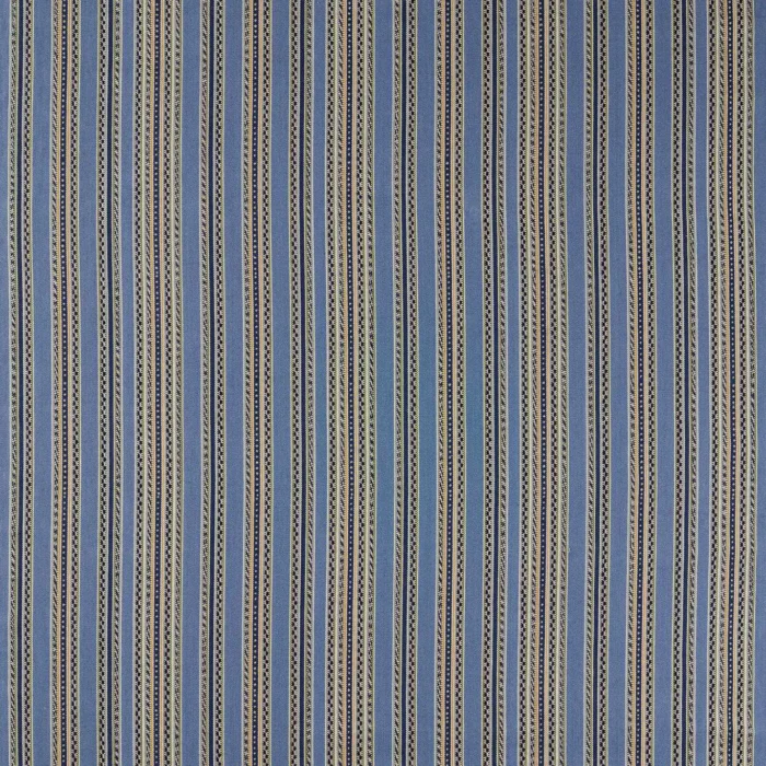 Bexleyheath Stripe Fabric - Woad swatch