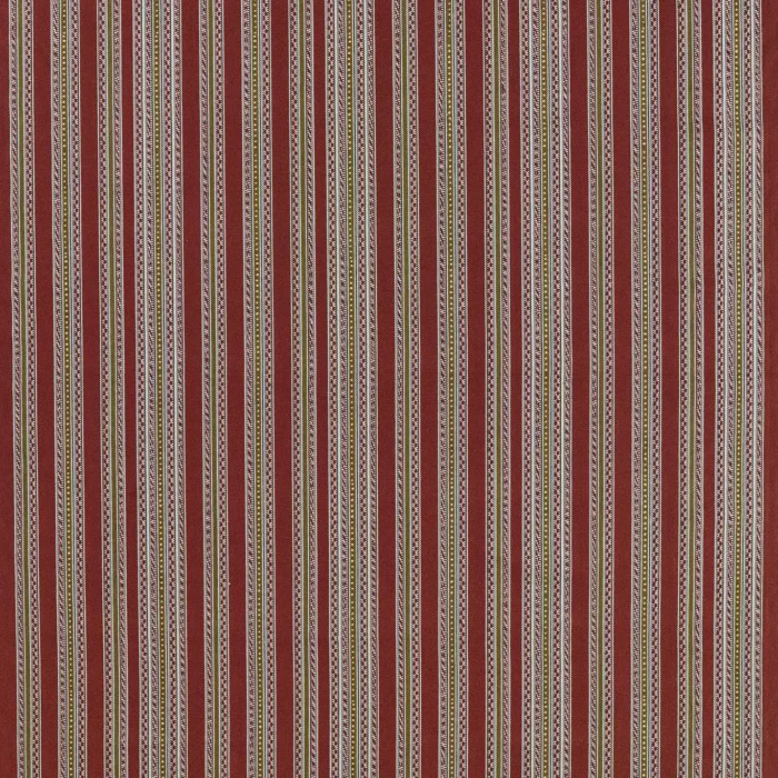 Bexleyheath Stripe Fabric - Wine swatch
