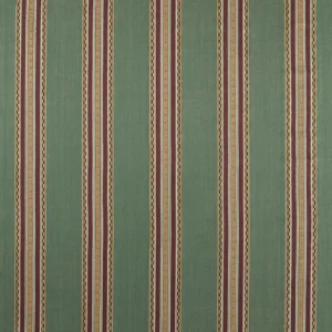 green striped woven fabric from William Morris & Co