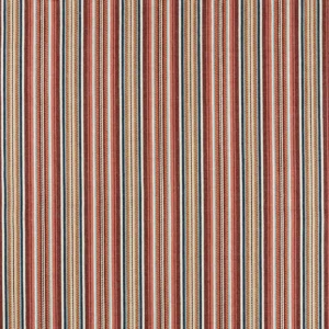 multicolour striped woven fabric from William Morris & Co