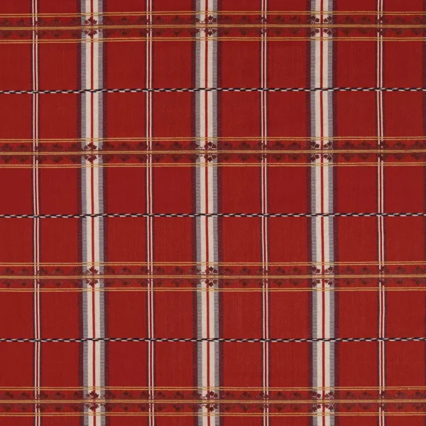 red striped woven fabric from William Morris & Co