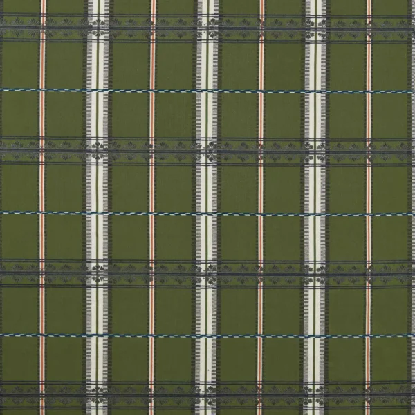 green striped woven fabric from William Morris & Co