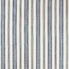 blue striped woven fabric from William Morris & Co