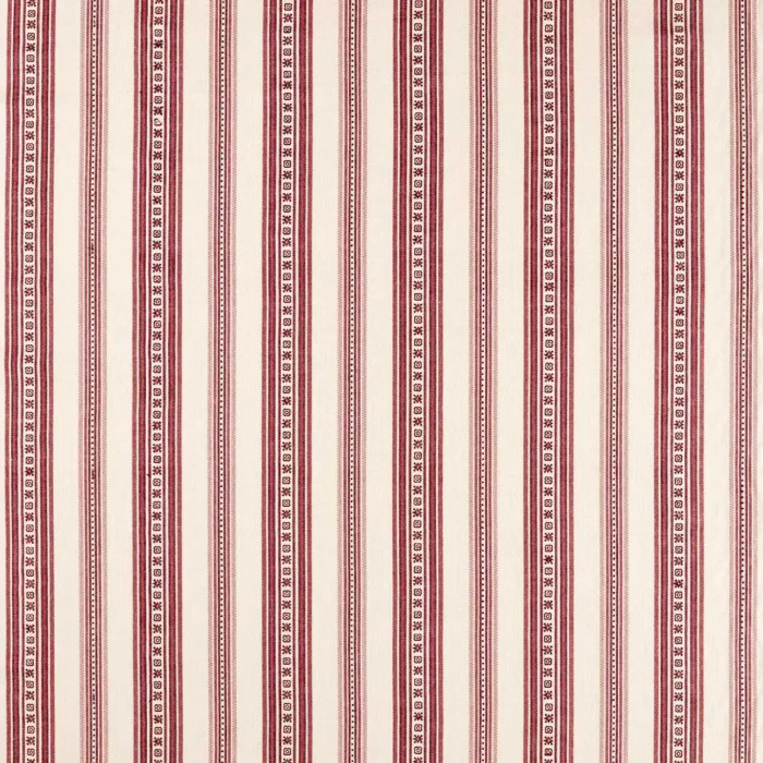 Dallington Stripe Fabric - Mulberry swatch