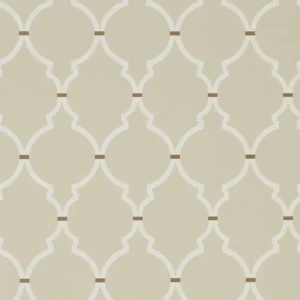 brown geometric wallpaper from sanderson