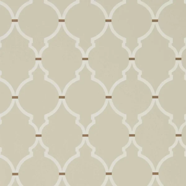 brown geometric wallpaper from sanderson