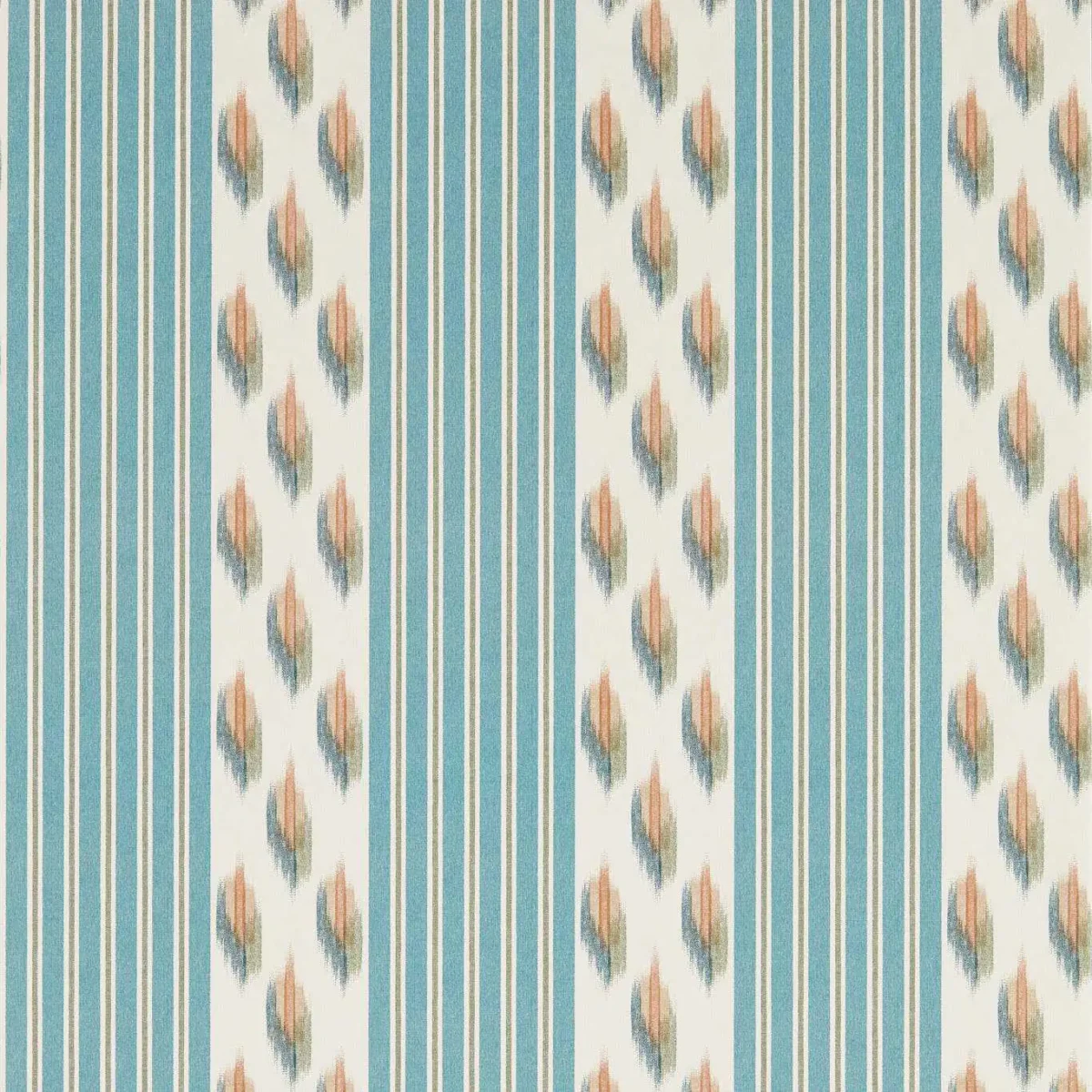 blue striped wallpaper from sanderson