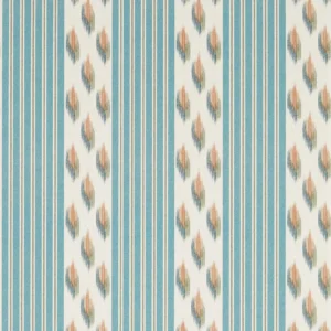 blue striped wallpaper from sanderson