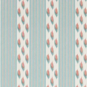 blue striped wallpaper from sanderson