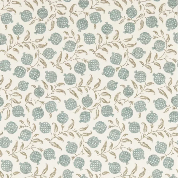 Anaar Wallpaper - Mineral by blue botanical wallpaper from sanderson