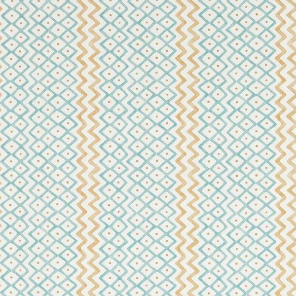 Khes Wallpaper - Mineral / Lionsmane by blue geometric wallpaper from sanderson