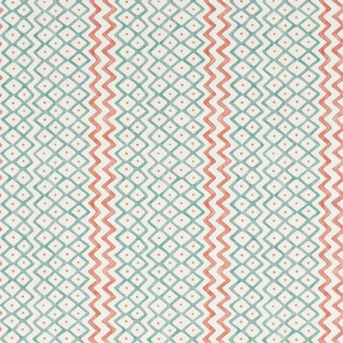 Khes Wallpaper - Udaipur Blue  / Aleppo Pepper – Udaipur Blue / Aleppo Pepper swatch