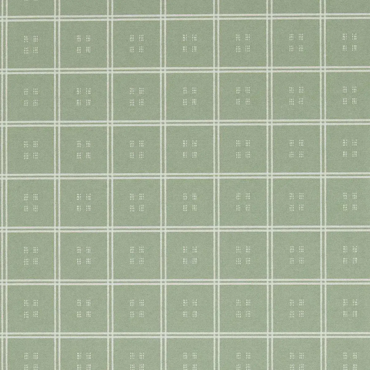 green checked wallpaper from sanderson