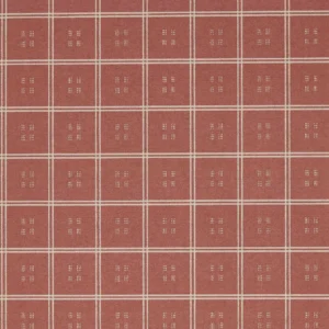 red checked wallpaper from sanderson