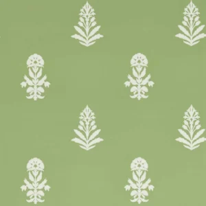 green botanical wallpaper from sanderson