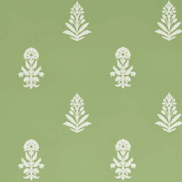 Dabu Wallpaper - Botany Green swatch