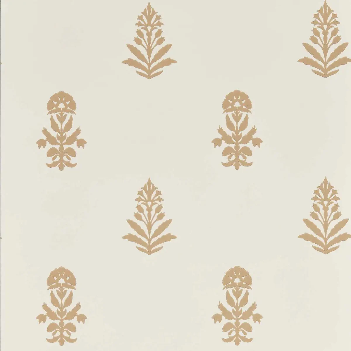 Dabu Wallpaper - Lionsmane by neutral botanical wallpaper from sanderson