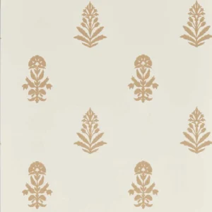 neutral botanical wallpaper from sanderson