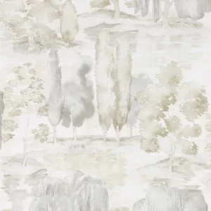 Waterperry Wallpaper - Ivory / Stone