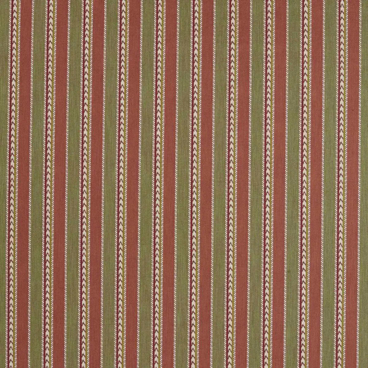 red striped woven fabric from Sanderson