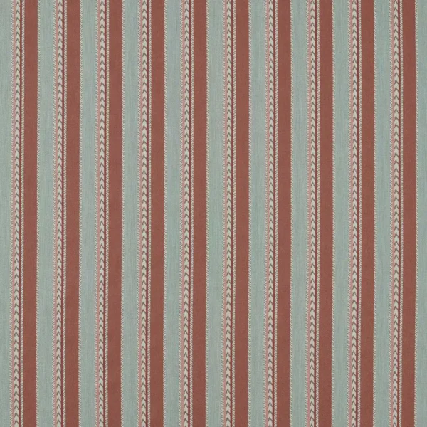 Belari Fabric - Harissa / Aegean Blue by red striped woven fabric from Sanderson