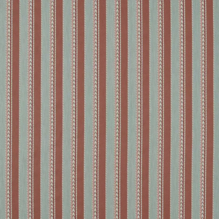 Belari Fabric - Harissa / Aegean Blue swatch