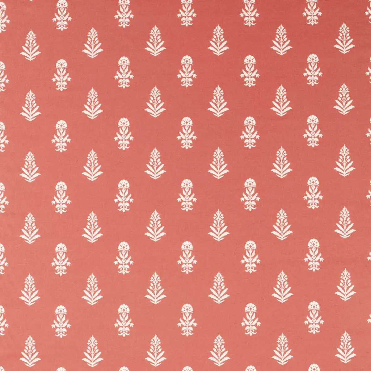 Dabu Fabric - Namak by pink botanical woven fabric from Sanderson