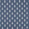 blue botanical woven fabric from Sanderson