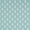 blue botanical woven fabric from Sanderson