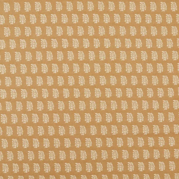 Bagru Fabric - Tumeric by yellow spotted woven fabric from Sanderson
