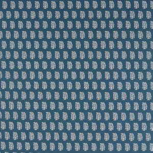blue spotted woven fabric from Sanderson