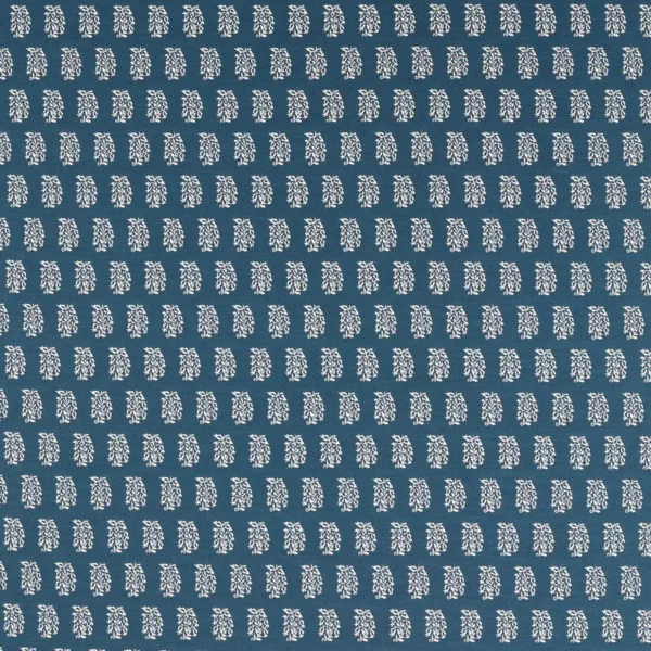 blue spotted woven fabric from Sanderson