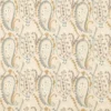 yellow botanical embroideried fabric from Sanderson