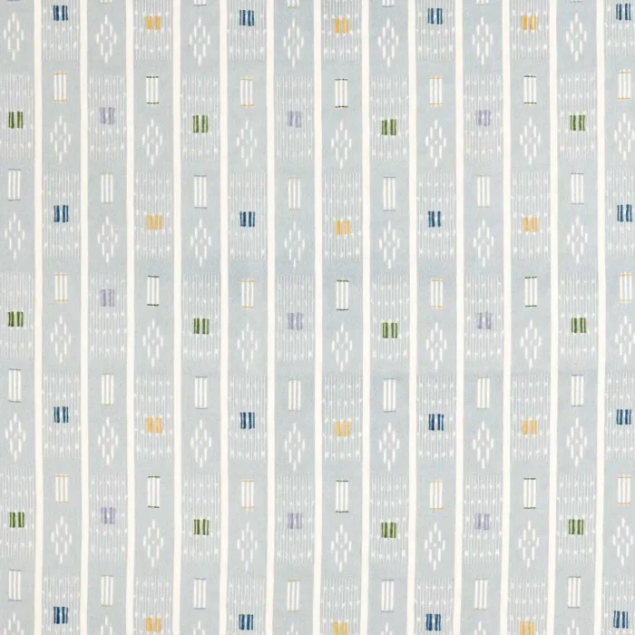 Safar Fabric - Porcelain / Multi swatch