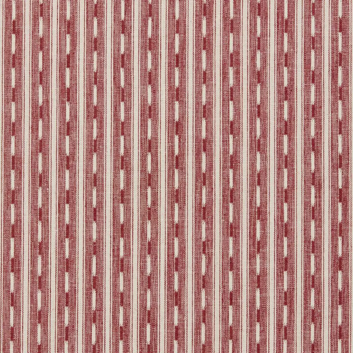 red striped woven fabric from Sanderson