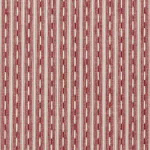 red striped woven fabric from Sanderson