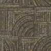brown geometric wallpaper from harlequin