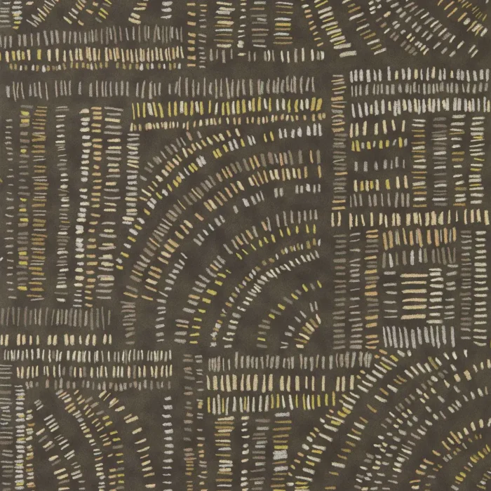 Frescoes Wallpaper - Charcoal / Chalk / Limestone swatch