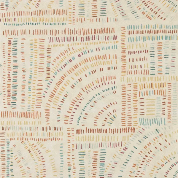 Frescoes Wallpaper - Sandstone / Slate / Granite by orange geometric wallpaper from harlequin