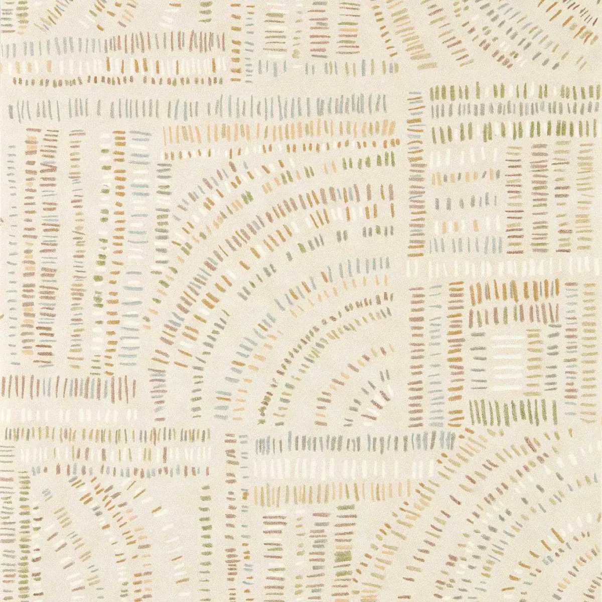 multicolour geometric wallpaper from harlequin