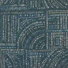 blue geometric wallpaper from harlequin