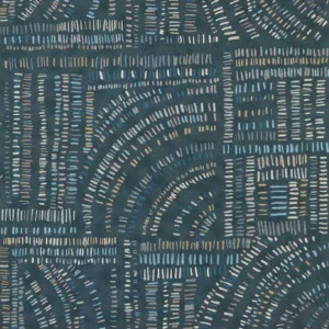 blue geometric wallpaper from harlequin