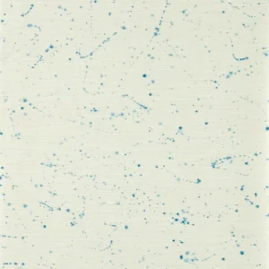 blue spotted wallpaper from harlequin
